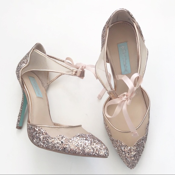 blue by betsey johnson stela champagne